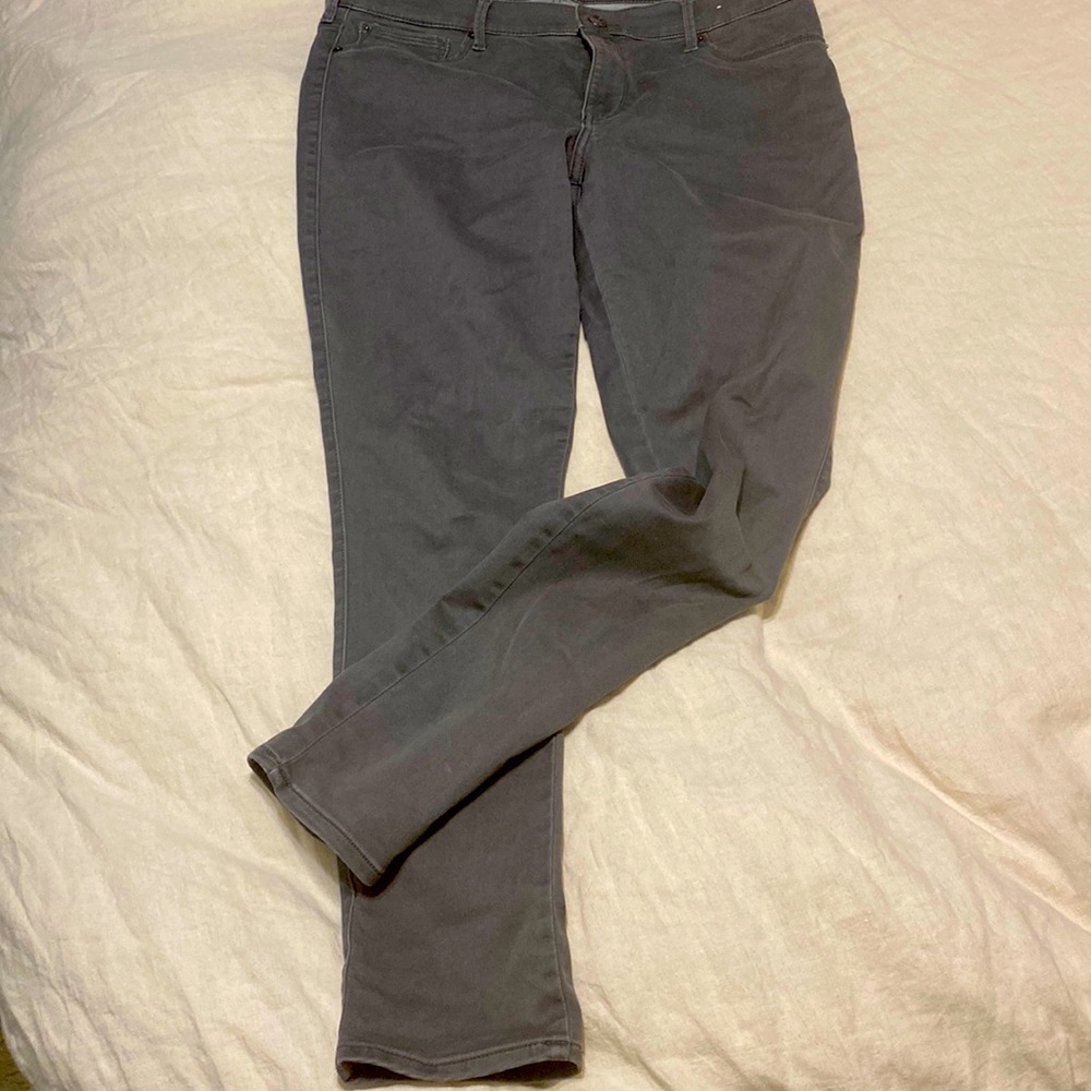 Express Grey stretch legging jeans